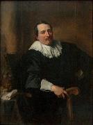 Anthony Van Dyck Portrait of Theodoor Rombouts Sweden oil painting artist